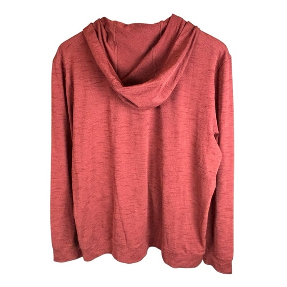 Nike Yoga Dri-fit long sleeve zip up jacket in rust red sz M - Picture 2 of 6